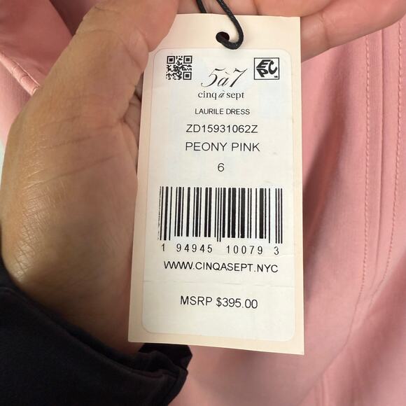 Cinq a Sept Laurile Dress in Peony Pink NWT - Picture 6 of 11